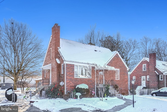 view of front of home