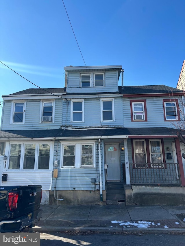 view of front of home with a porch