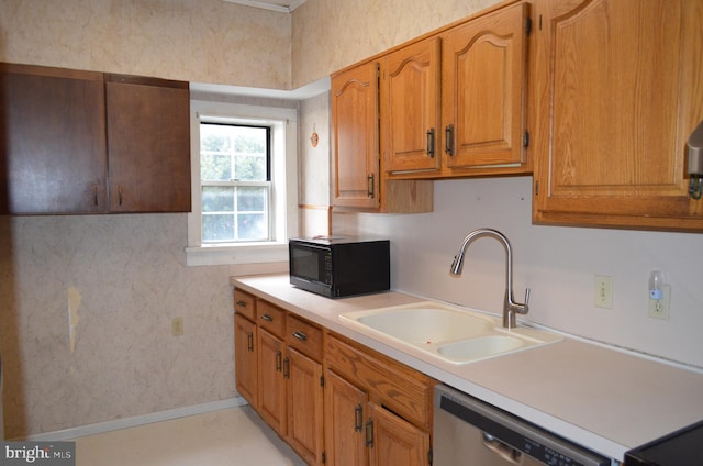 kitchen featuring sink and stainless steel dishwasher