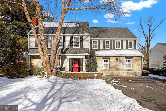 view of front of home