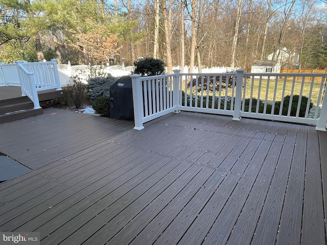 view of deck