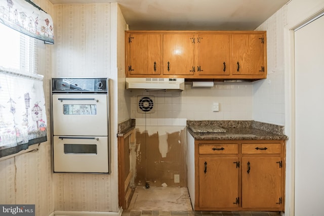 kitchen featuring double oven