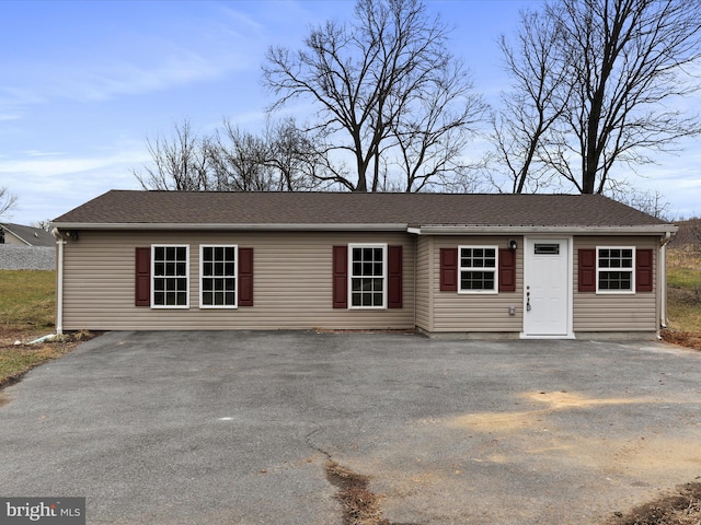 view of ranch-style house