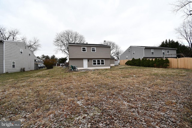 view of rear view of house