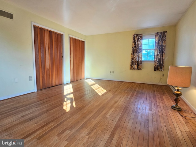 interior space with wood-type flooring