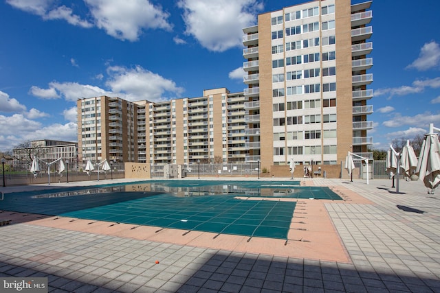 view of pool