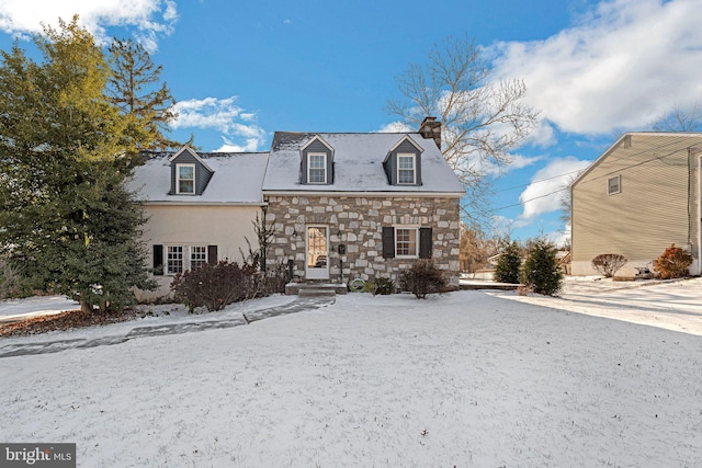 view of cape cod-style house