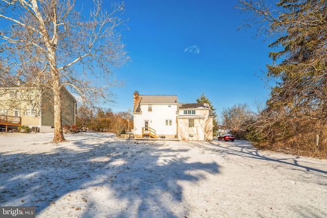 view of rear view of property