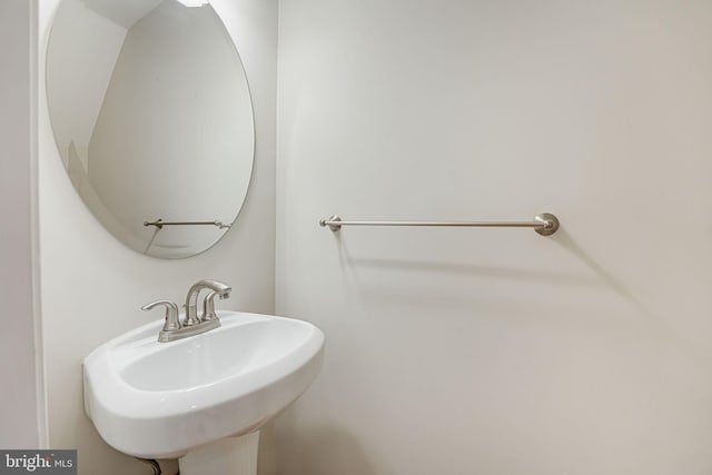 bathroom with a sink