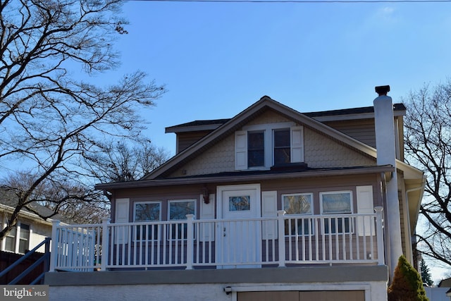 view of front of home