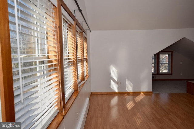 interior space featuring hardwood / wood-style floors