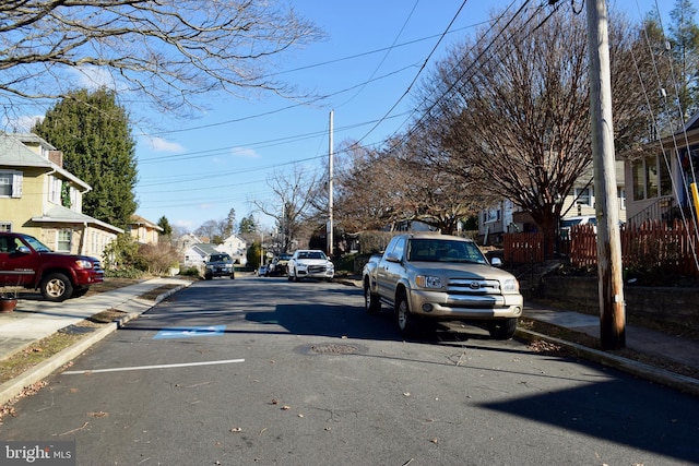 view of street