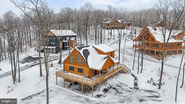 exterior space featuring a deck