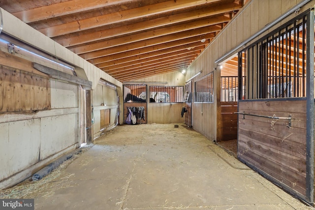 view of stable