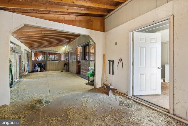 view of stable