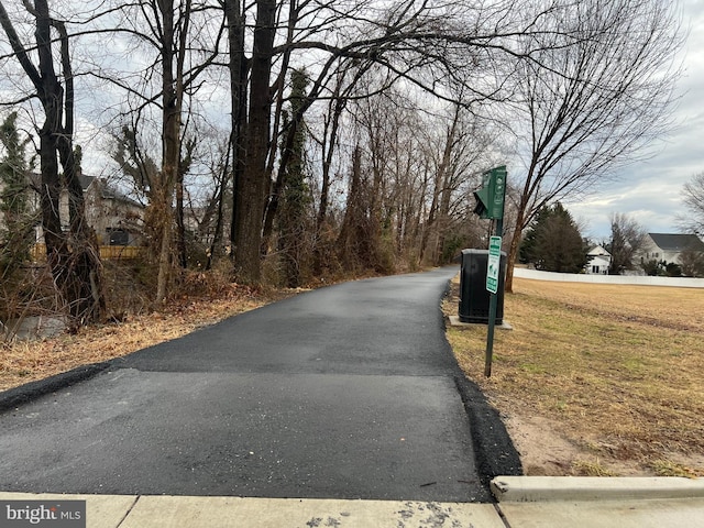 view of road