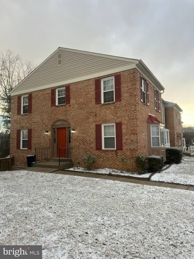 view of colonial-style house