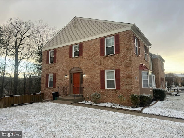 view of front of property