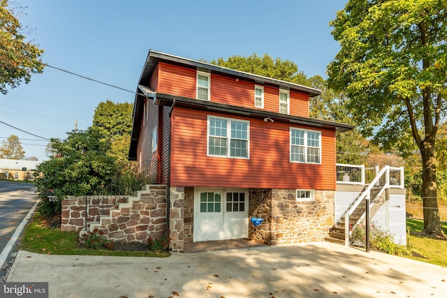 view of rear view of house