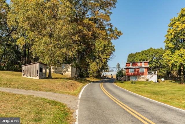 view of road