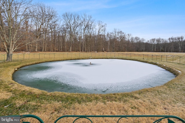 property view of water