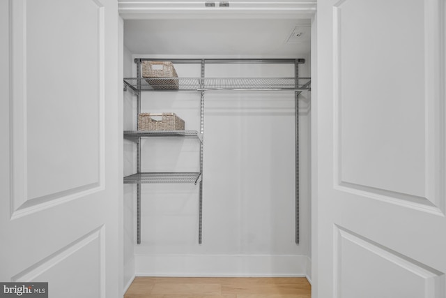 view of closet