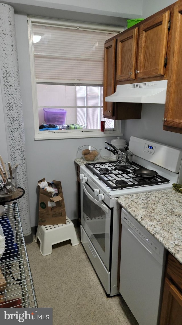 kitchen with dishwasher and gas stove