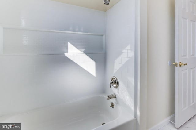 bathroom featuring tub / shower combination