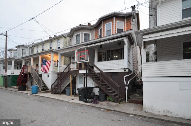 view of townhome / multi-family property