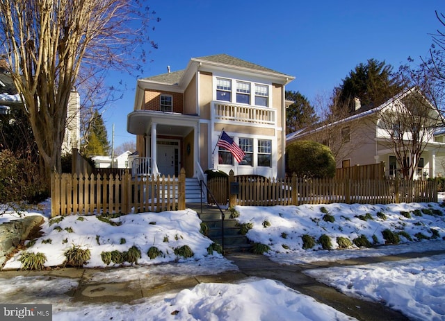 view of front of property