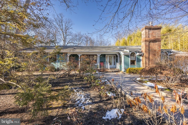 view of ranch-style house