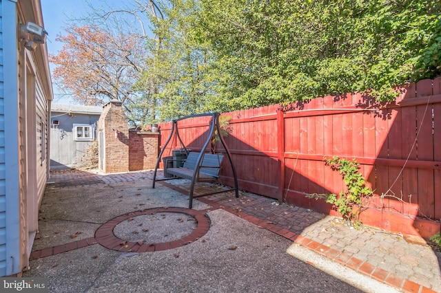 view of patio