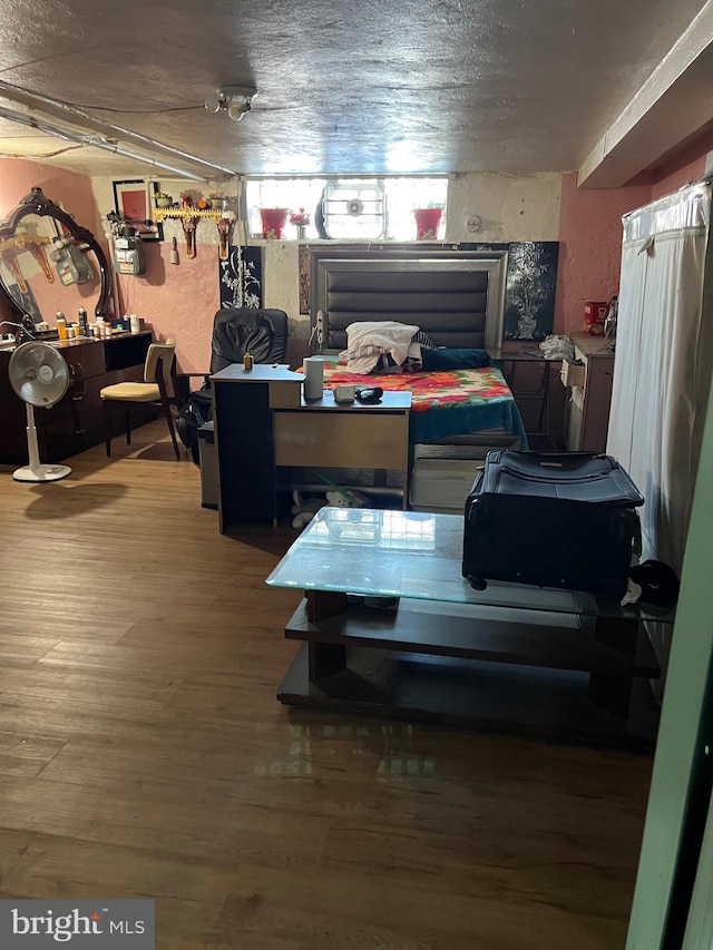 interior space featuring hardwood / wood-style flooring