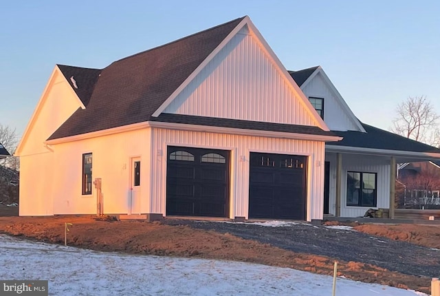 view of front of property with a porch