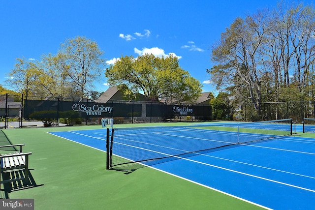 39281 Piney Dr Unit 55115, Bethany Beach, DE 19930 - view of sport court featuring fence and community basketball court