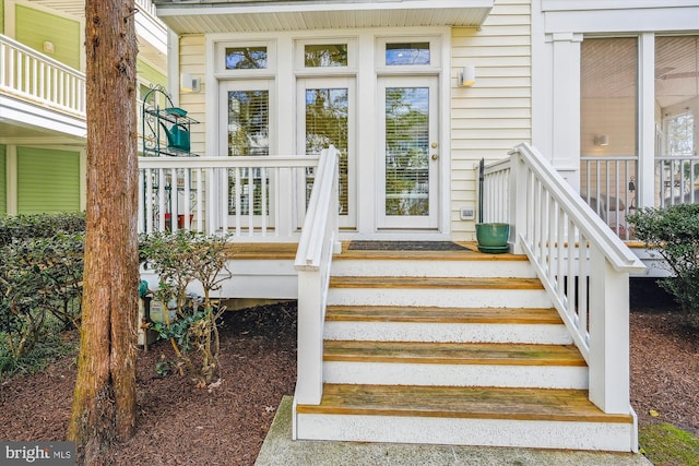 39281 Piney Dr Unit 55115, Bethany Beach, DE 19930 - doorway to property featuring covered porch