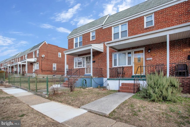 view of townhome / multi-family property