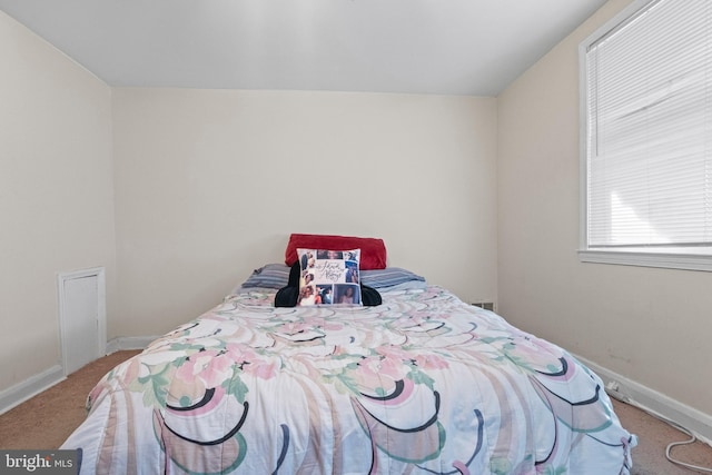 bedroom featuring carpet floors