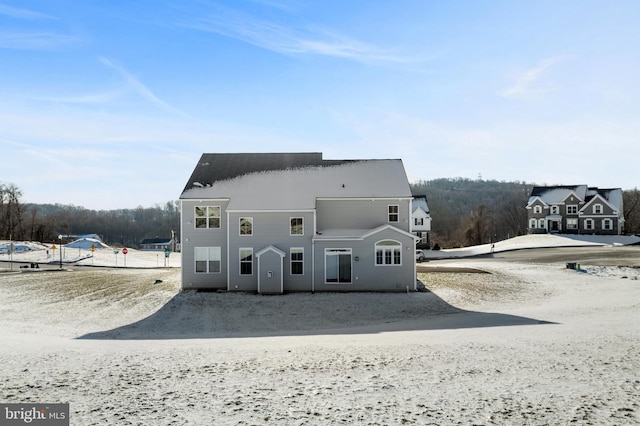 view of rear view of property