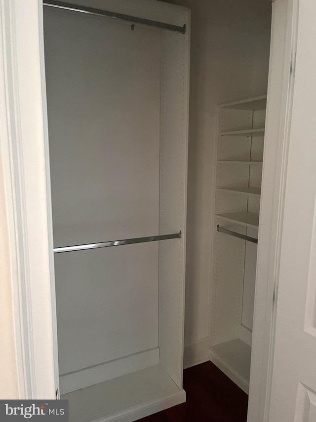 view of closet