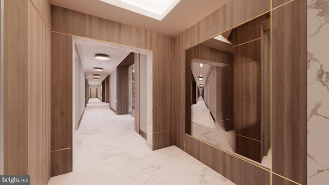 8551 Connecticut Ave Unit 210, Chevy Chase, MD 20815 - corridor featuring wood walls
