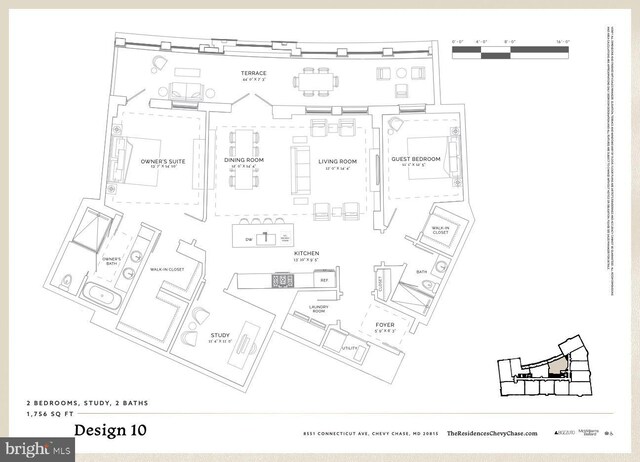 8551 Connecticut Ave Unit 210, Chevy Chase, MD 20815 - floor plan
