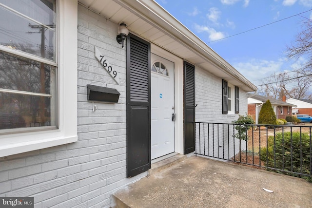 view of property entrance