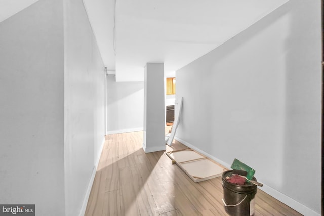 interior space featuring hardwood / wood-style floors