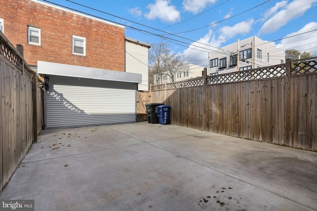 exterior space with a patio