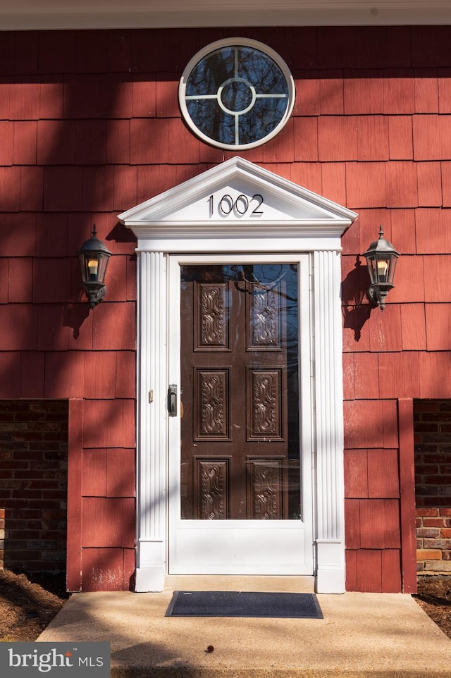 view of entrance to property