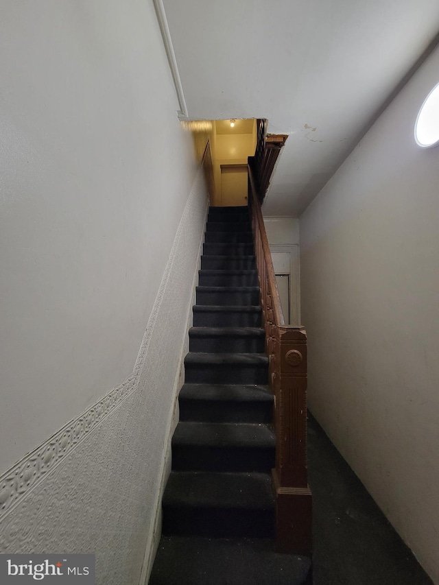 view of stairs