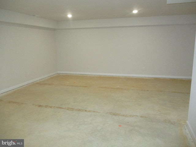 view of empty room