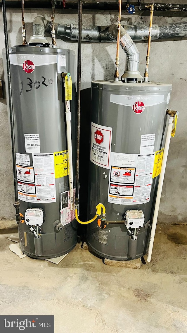 utilities with gas water heater