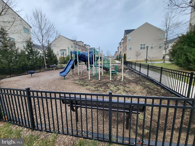 view of jungle gym